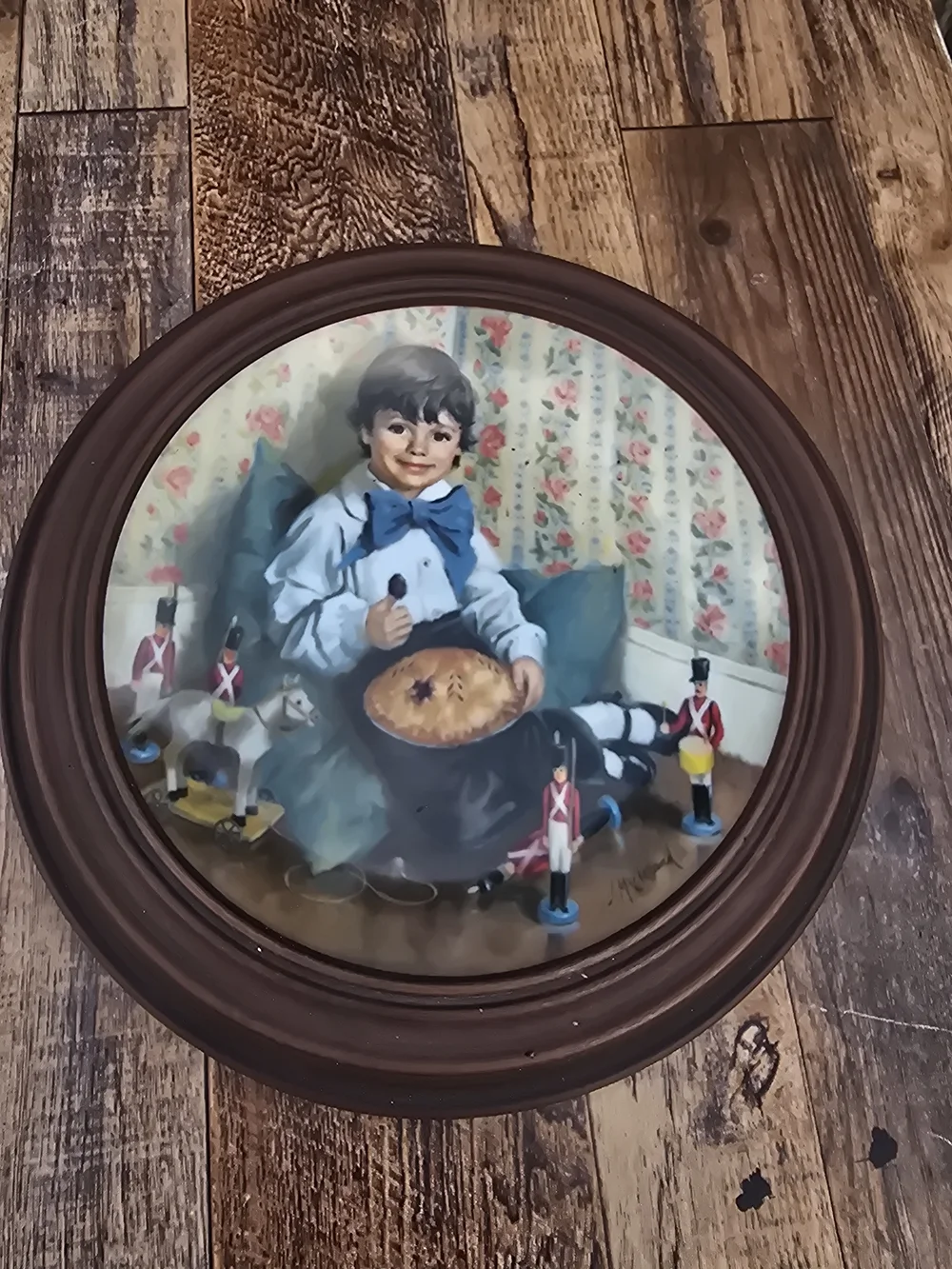 Reco Collector platee Vintage Style Little Jack Horner from 1982